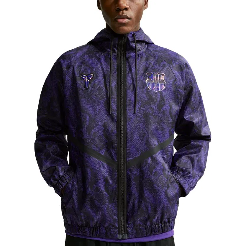 Мужская куртка с капюшоном, Purple Black, Nike