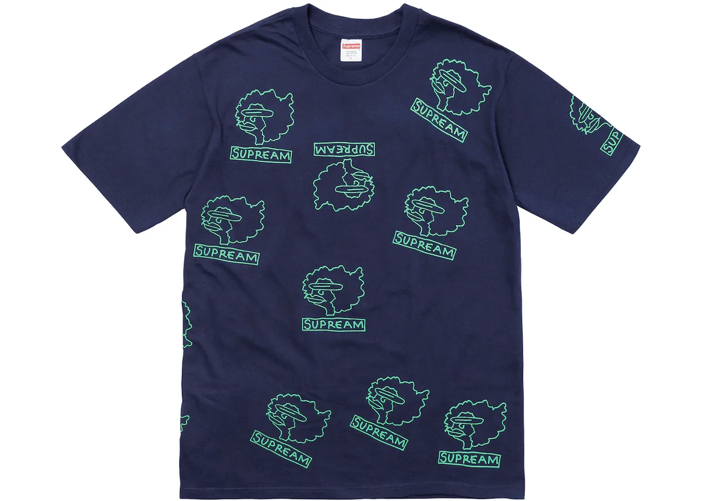 Мужская футболка с принтом Gonz Heads Supreme, Navy