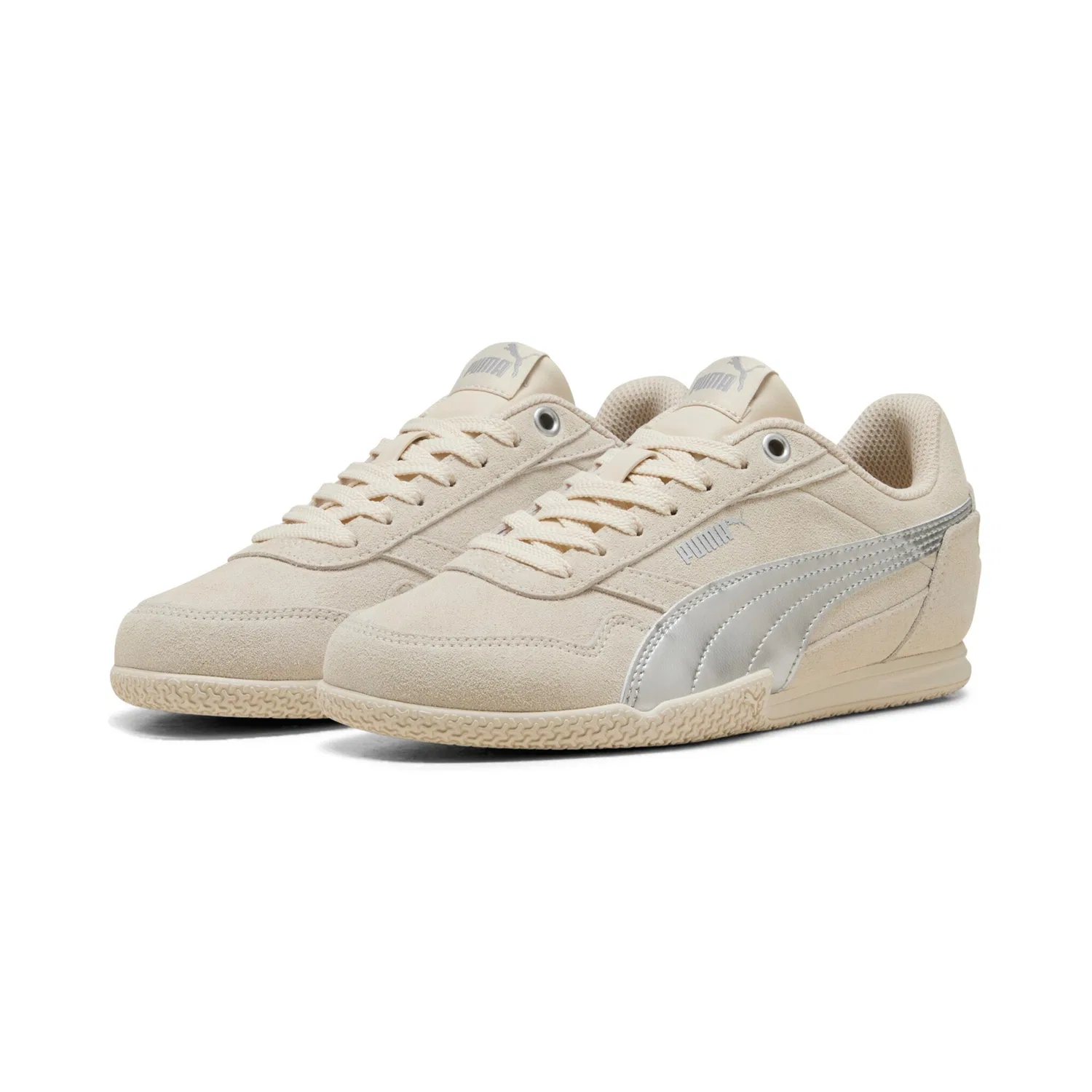 Детские кроссовки Bella Donna Metallic PUMA, White/Silver