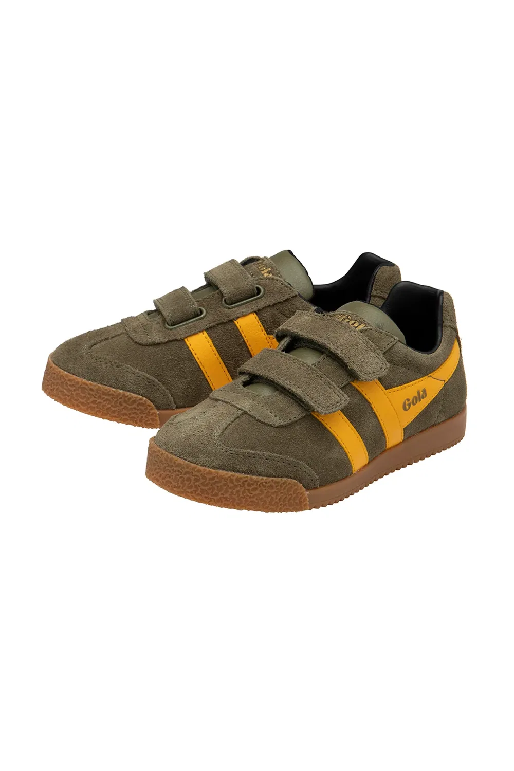 Кеды из замши Harrier Strap Gola Classics, Khaki — фото 3