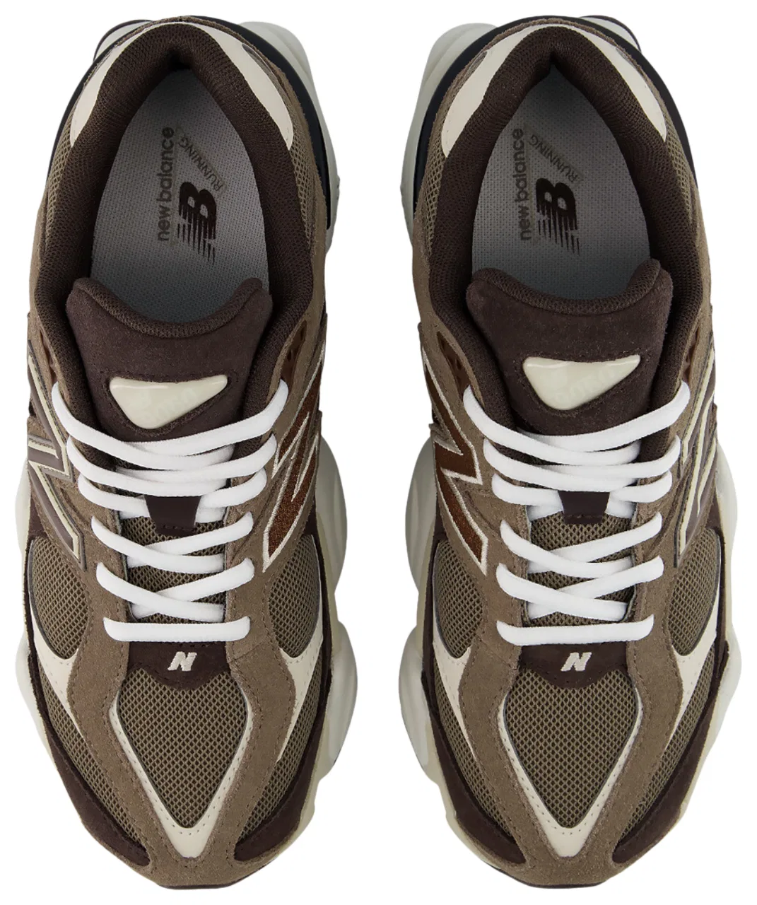 Кроссовки для мальчиков 9060 New Balance, коричневый — фото 4