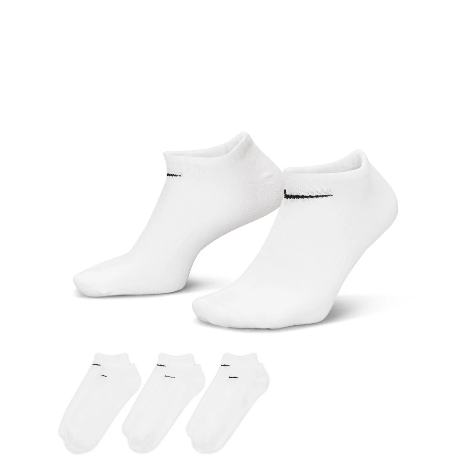 Мужские функциональные носки для тренировок Nike, White/Black