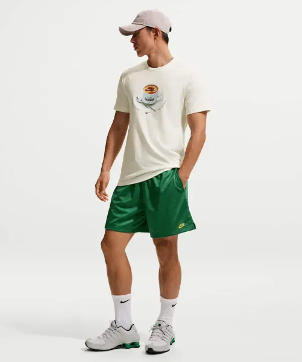 Шорты спортивные Nike, малахитовый/лайтнинг — фото 4