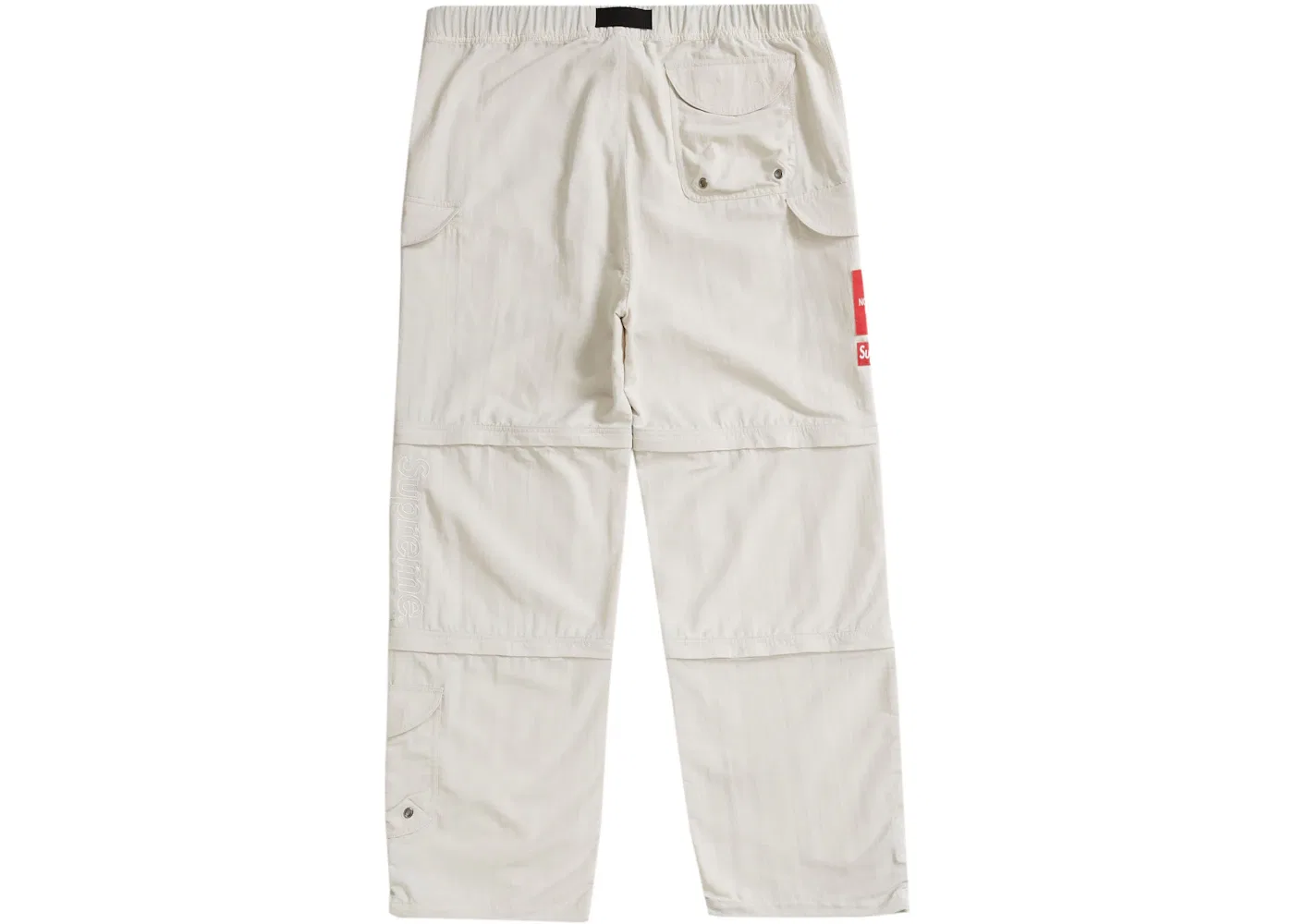 Мужские брюки трансформеры с поясом The North Face Trekking Zip-Off Belted Pant Supreme, Stone — фото 2
