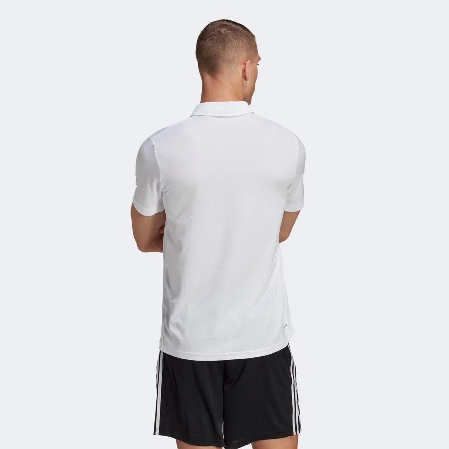 Мужское поло с длинным рукавом Training Essentials adidas, Белый — фото 3