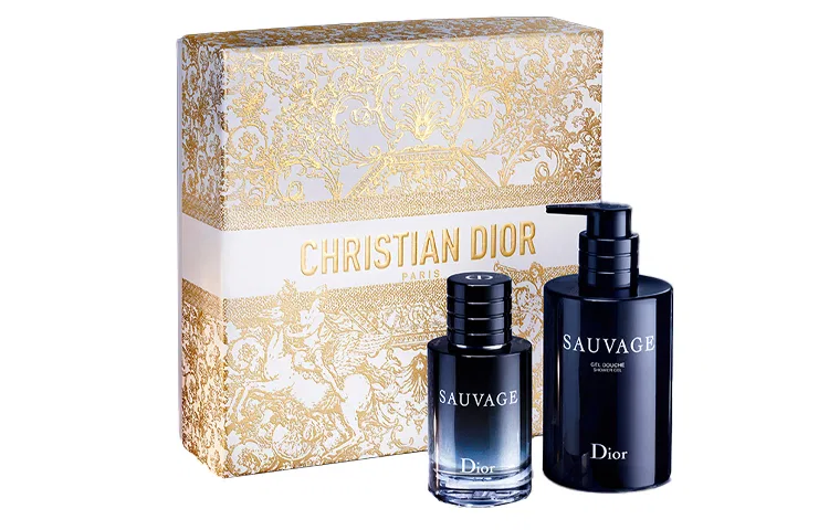 Мужской парфюмерный набор с гелем для душа, модель Wild Fragrance, DIOR, Gilded Box Limited Edition Fougere Eau De Toilette