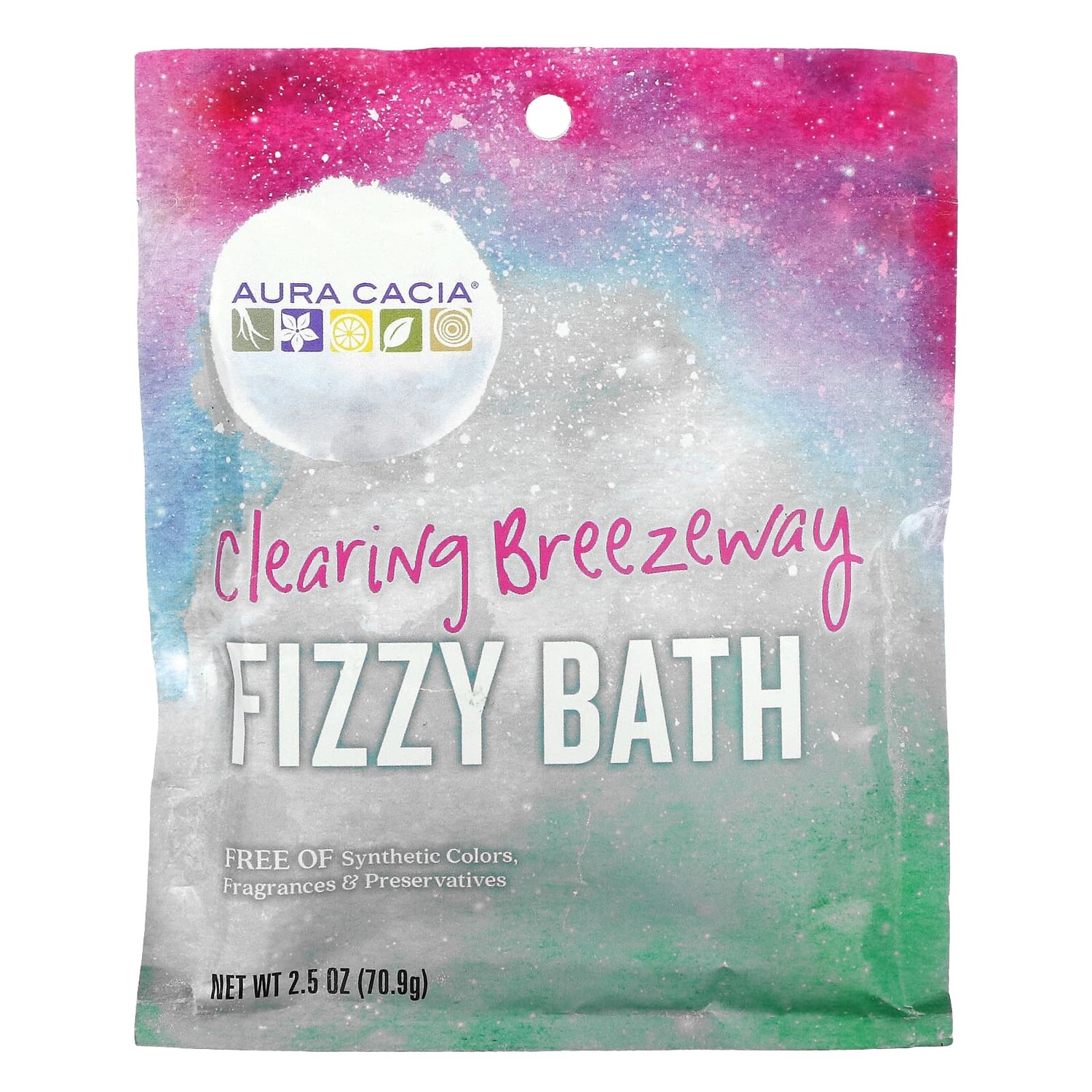 

Шипучее средство для ванн Aura Cacia Сlearing eezeway, 70,9 г