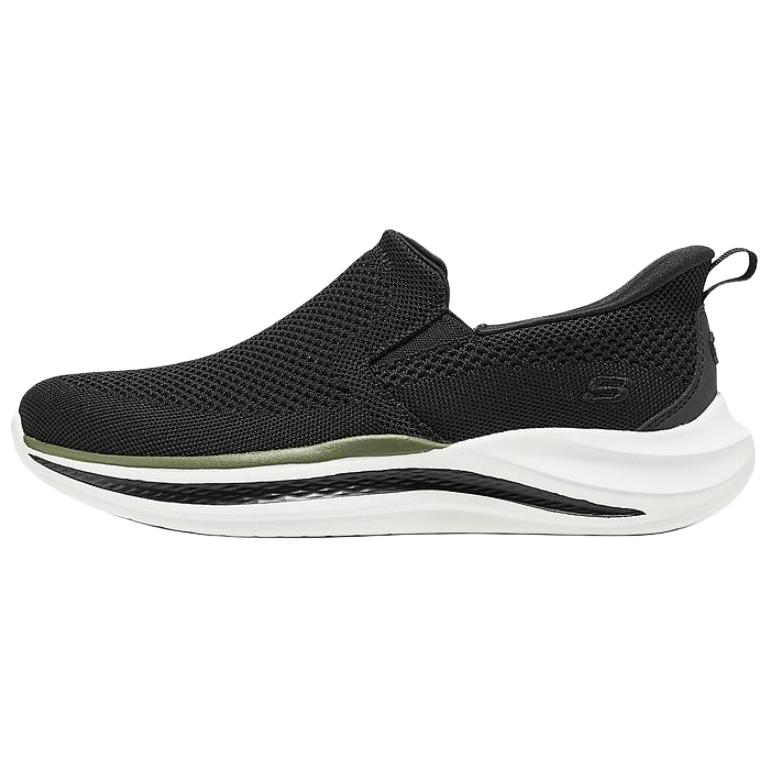 

Skechers Низкие повседневные туфли Slip-ins, устойчивые к истиранию, мужские, черно-белые