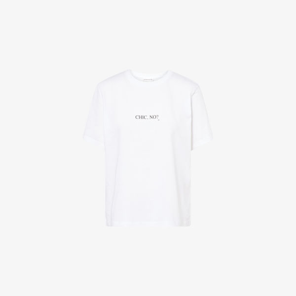 

Футболка Victoria Beckham с принтом, белый