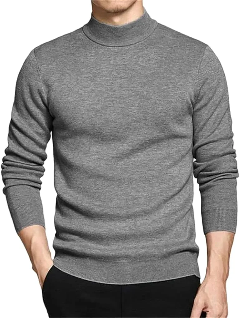 

Длинный свитер с высоким воротником