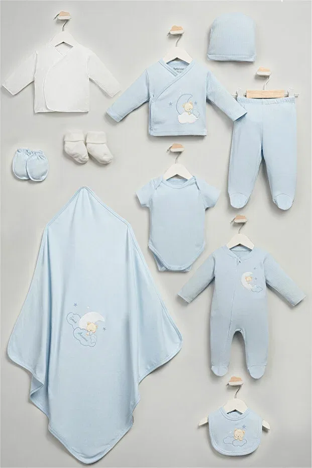 Детский комплект для новорожденных с принтом Sweet dreams patterned Saule, Multicolor
