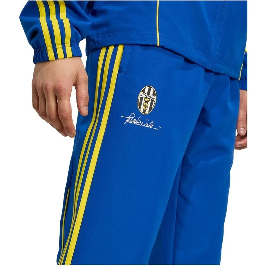 Спортивные брюки с принтом JUVE UBP TP adidas, Синий — фото 4
