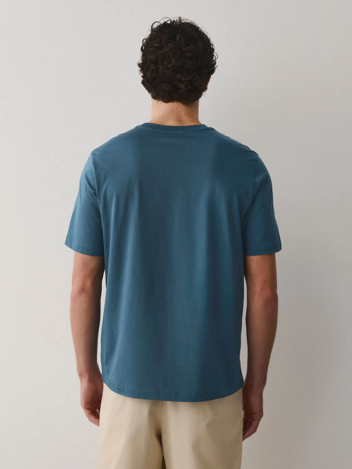 Футболка Regular Fit Signature SUPIMA Cotton Next, синий — фото 4