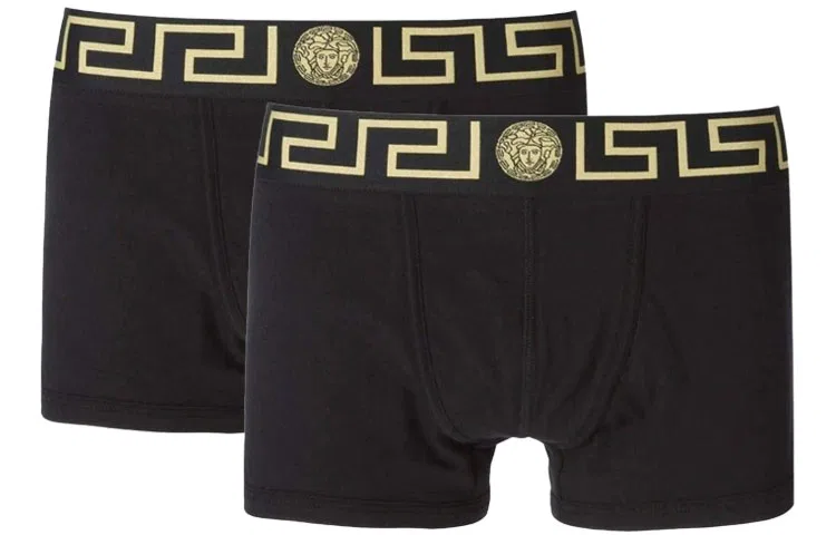 Мужские боксеры VERSACE, 2 шт, Black