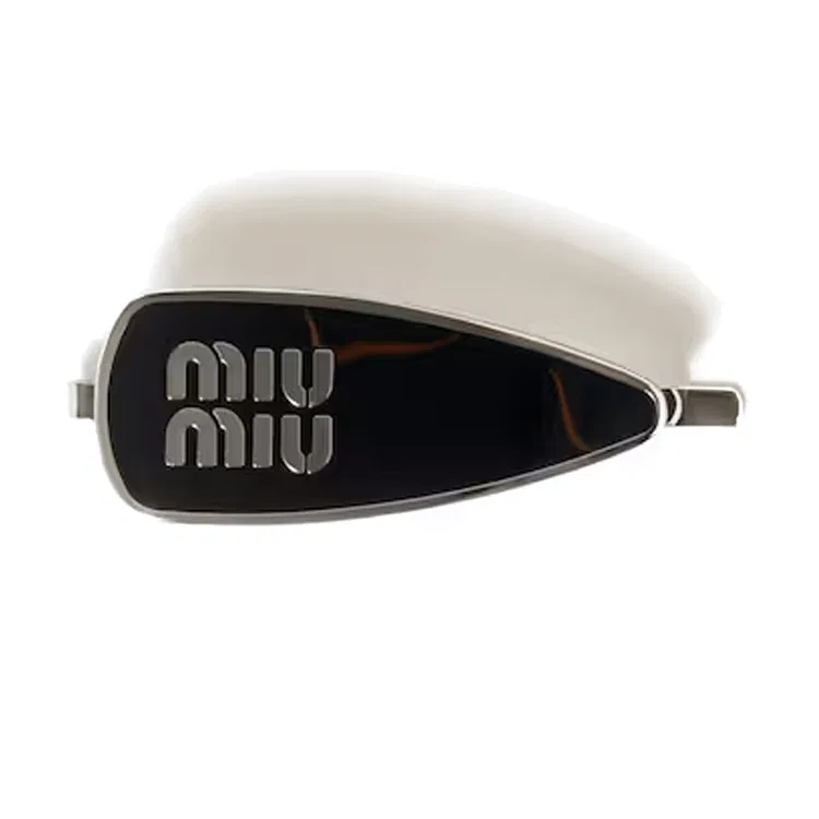 Заколка для волос MIU MIU, Black Silver — фото 4