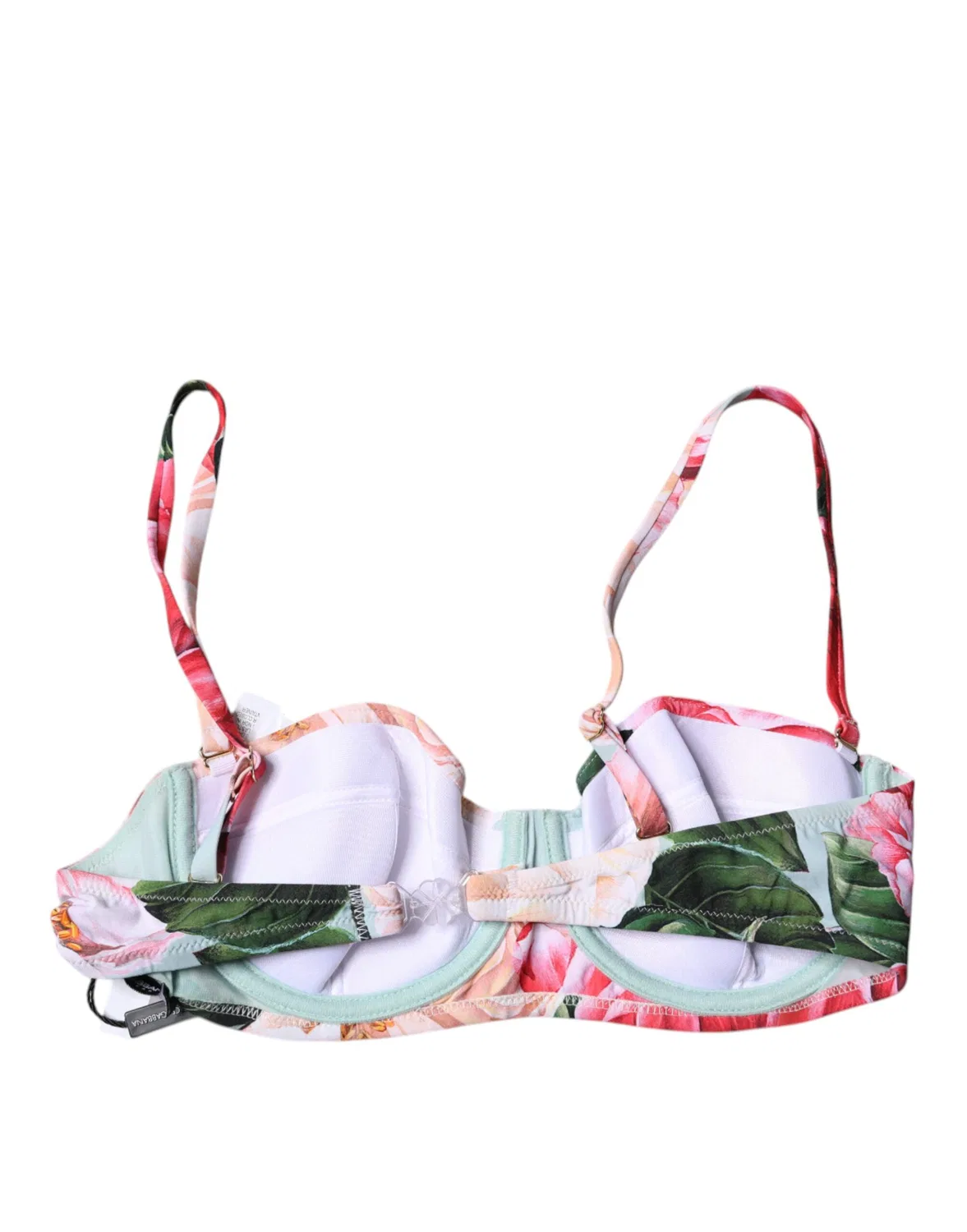 Женское бюстгальтер-балконет с цветочным принтом Multicolor Floral Padded Balconette Bra Dolce & Gabbana, Multicolor — фото 4