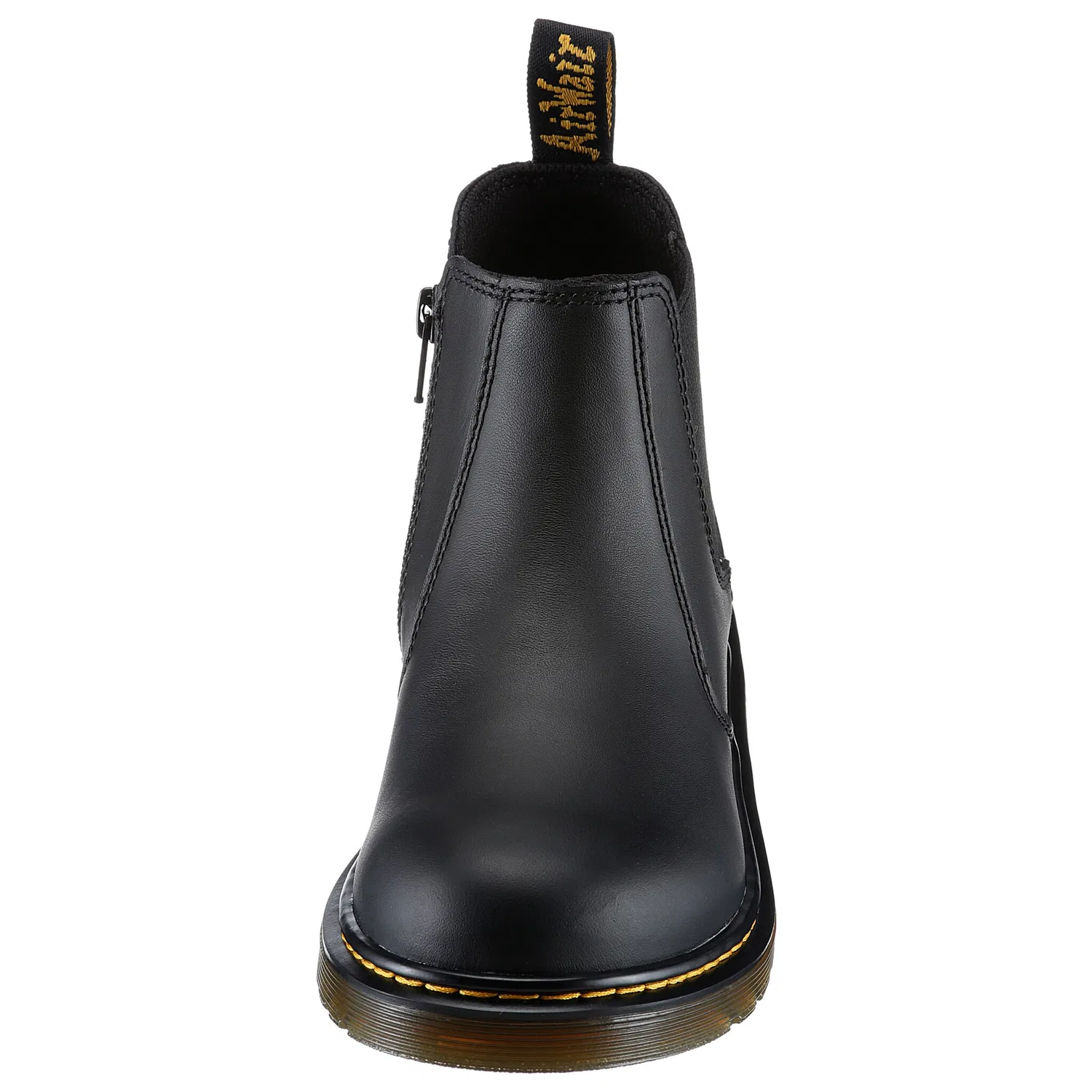 Детские челси-ботинки Dr. Martens 2976 Kinder SOFTY T, с stretch-вставкой, Black — фото 4