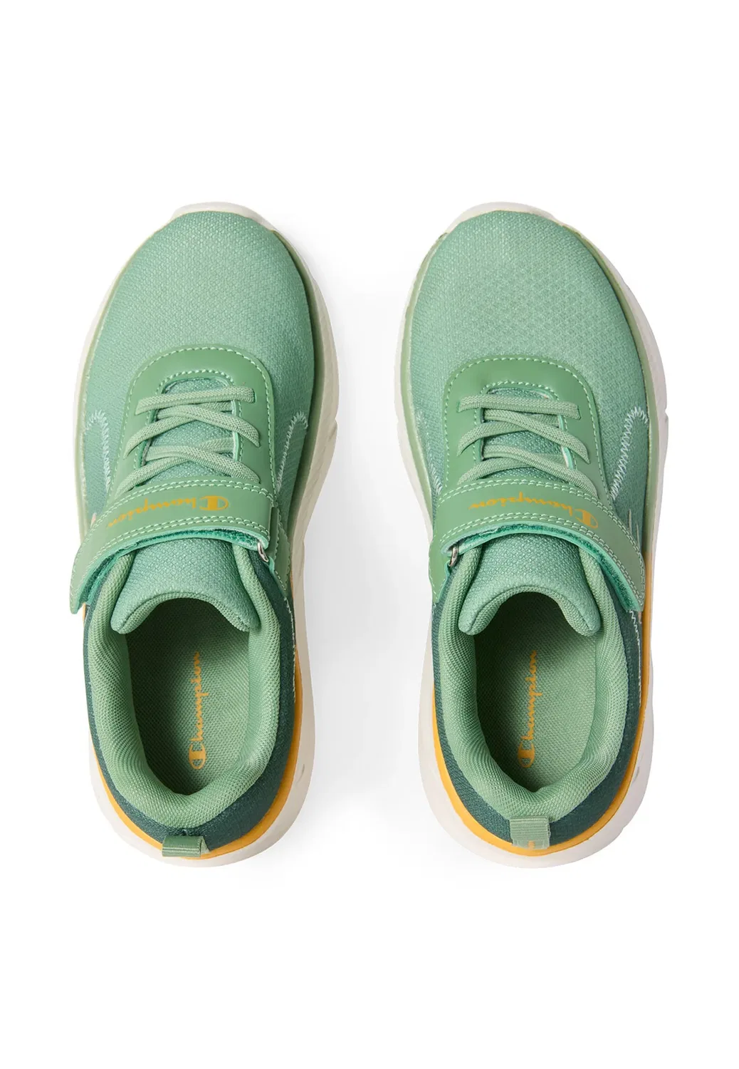 Тренеры Champion, Dark Green And Light Green — фото 3