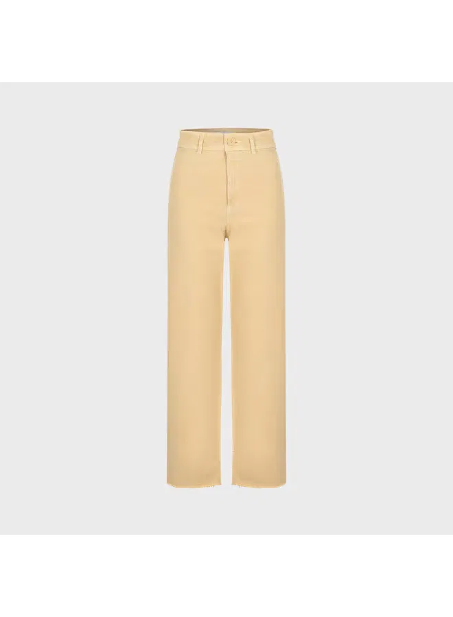 Джинсы с эффектом потертости Zara, желтый — фото 2