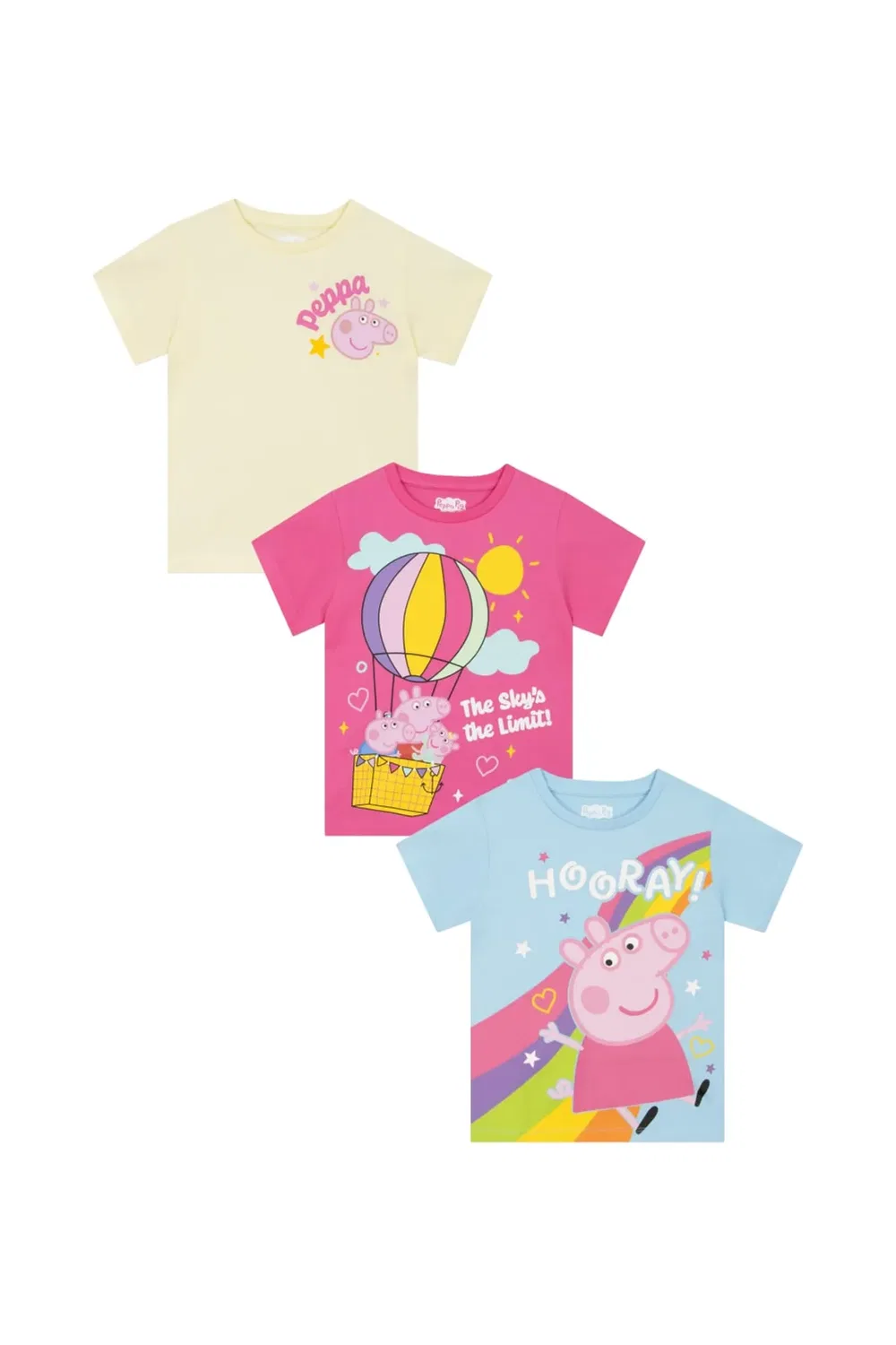 Комплект из 3 футболок Peppa Pig, Multi