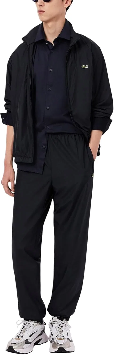 Мужская рубашка на пуговицах из хлопкового канваса Commuter Shirt, Lacoste, Abysm — фото 4