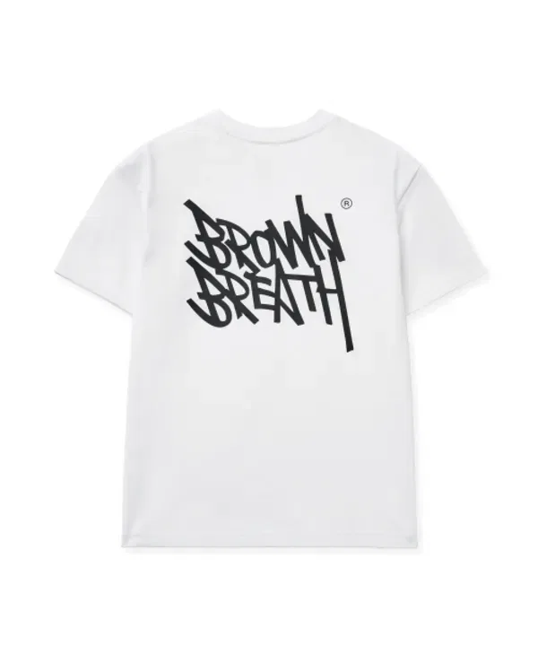 Футболка Kids tag tee, белый, Brownbreath Kids — фото 2