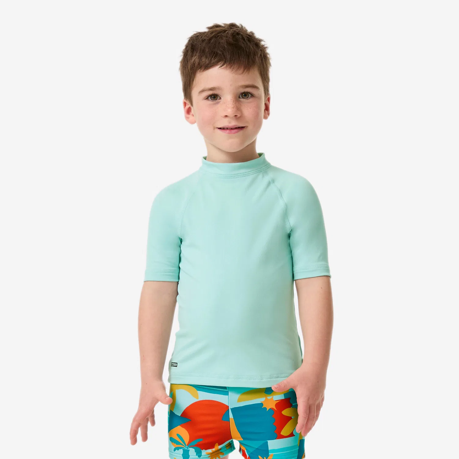 Детская футболка с коротким рукавом UV-Shirt kurzarm Baby Decathlon, Arktisches Blau