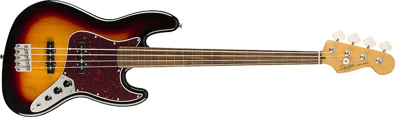 

Classic Vibe '60s Jazz Bass Безладовый, накладка на гриф Laurel, 3 цвета Sunburst Squier Vibe '60s Jazz Bass Fretless Bass Guitars 0374531500