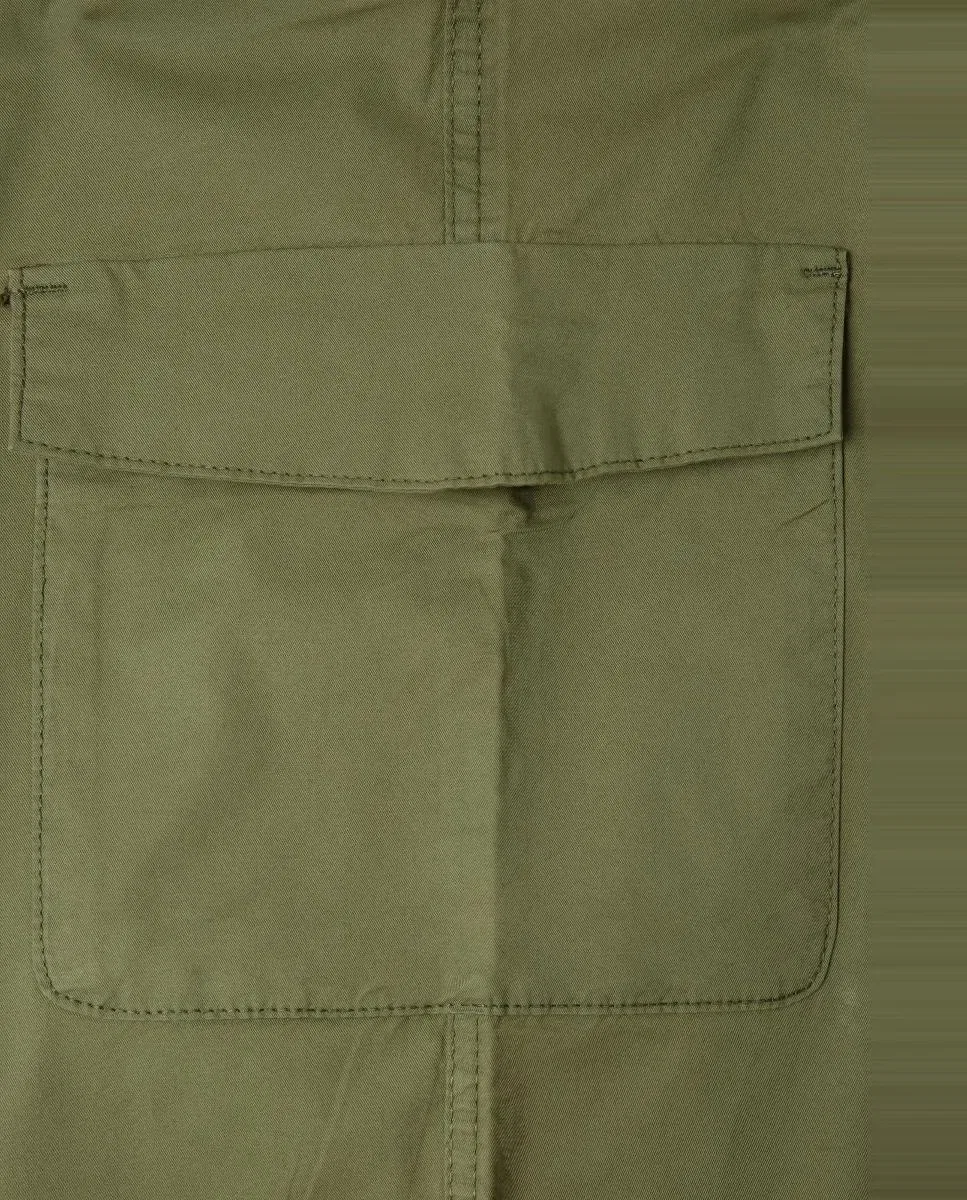 Детские штаны карго для мальчиков с принтом Bale Pepe Jeans, Verde Militar — фото 4