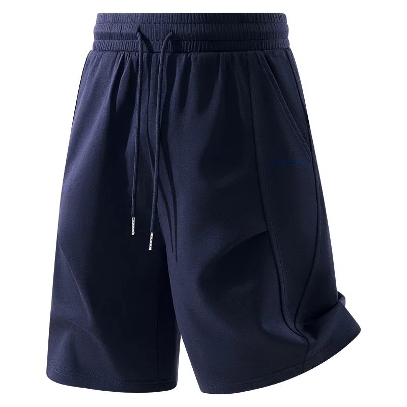 Детские шорты повседневные из хлопка MINISO, Navy Blue