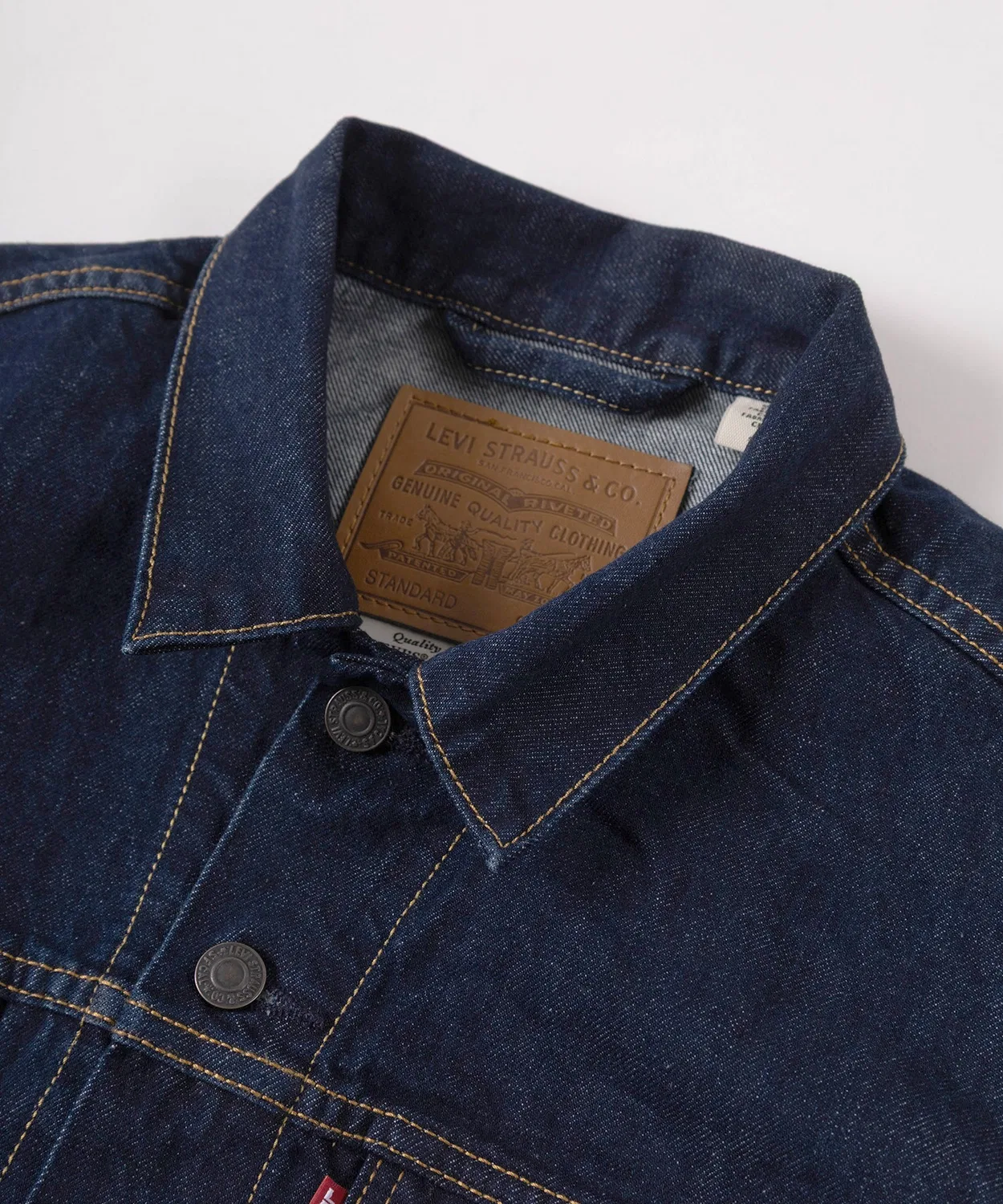 Женская джинсовая куртка Standard Fit Type III с принтом Levi's, Blue — фото 4