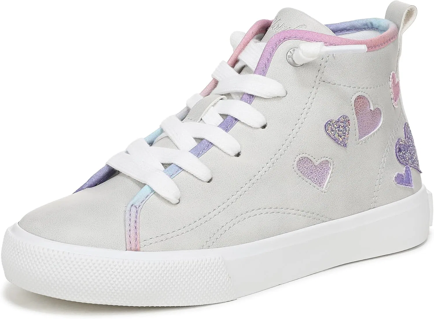 Детские кроссовки для девочек Vibin-k Blowfish Malibu, Grey/Pink/Purple Glitter