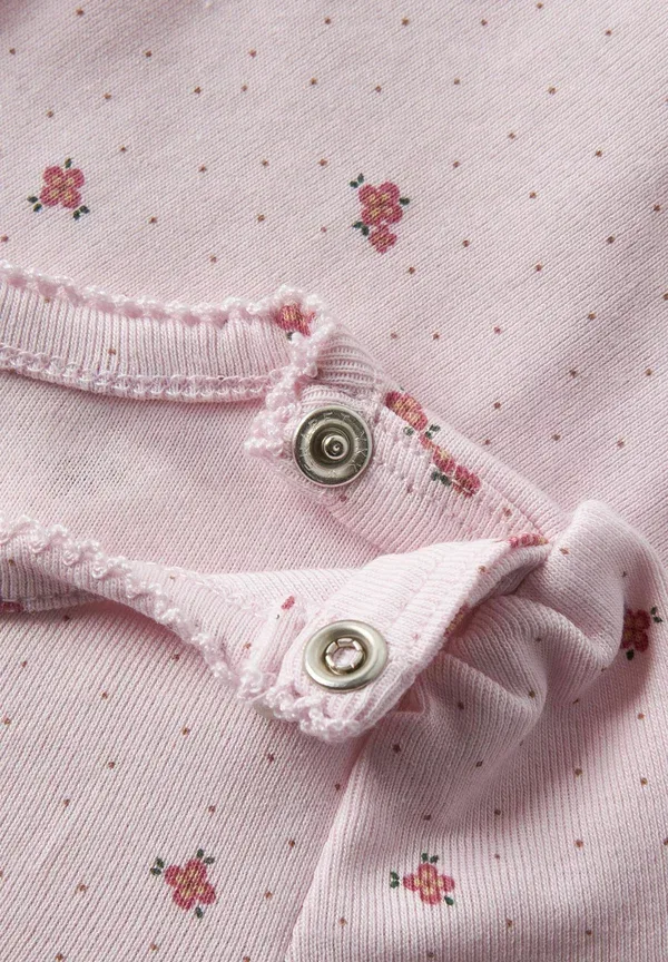 Боди с цветочным принтом Romper printed, Name It, Cradle Pink, розовый — фото 3