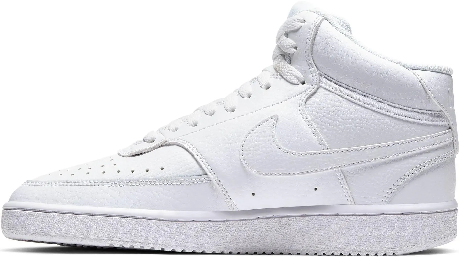 Кроссовки Nike Sportswear "Wmns Court Vision Mid", дизайн по стопам Air Force 1, белый — фото 3
