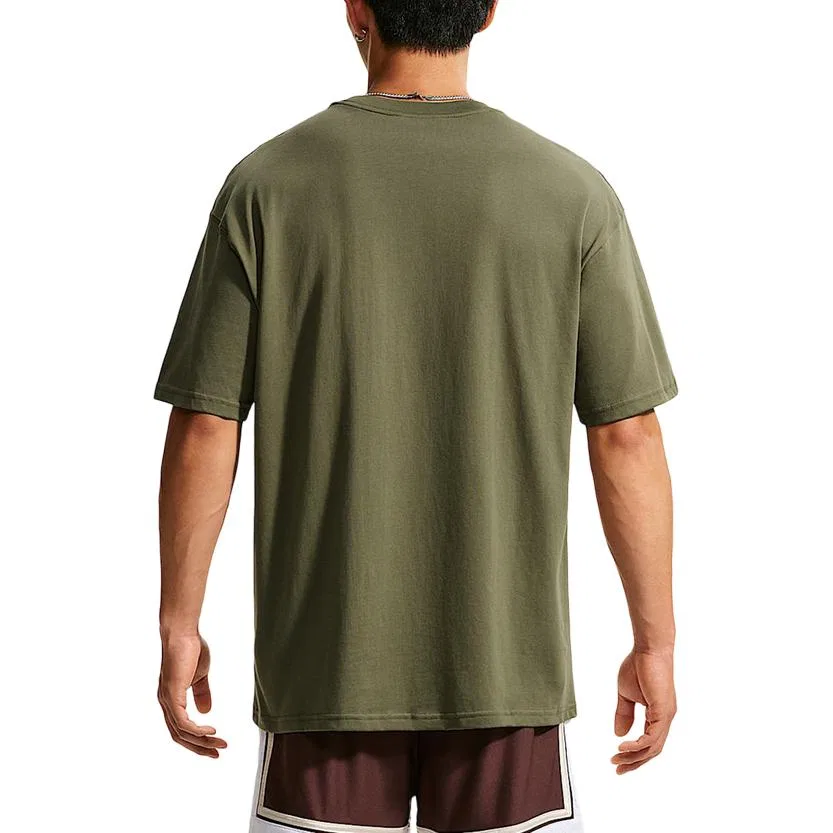 Футболка с круглым вырезом, Nike, Olive Green — фото 4