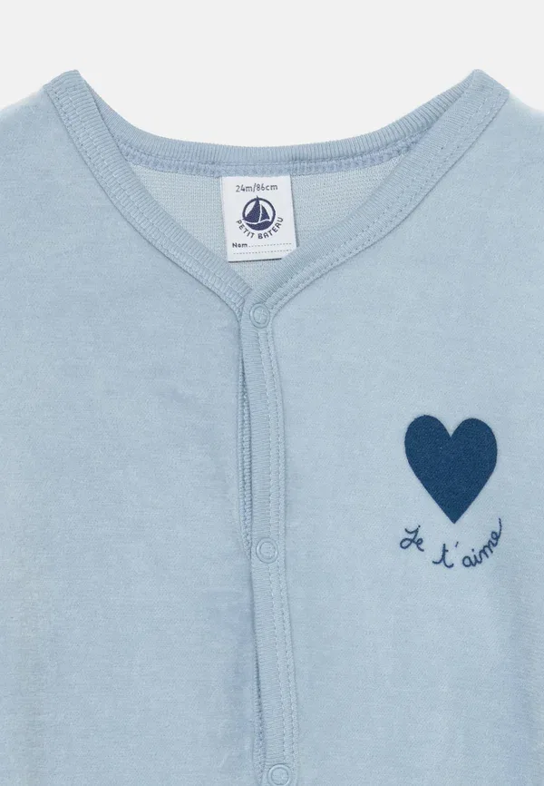 Комплект пижамы с принтом, модель 2 pack, Petit Bateau, синий — фото 4