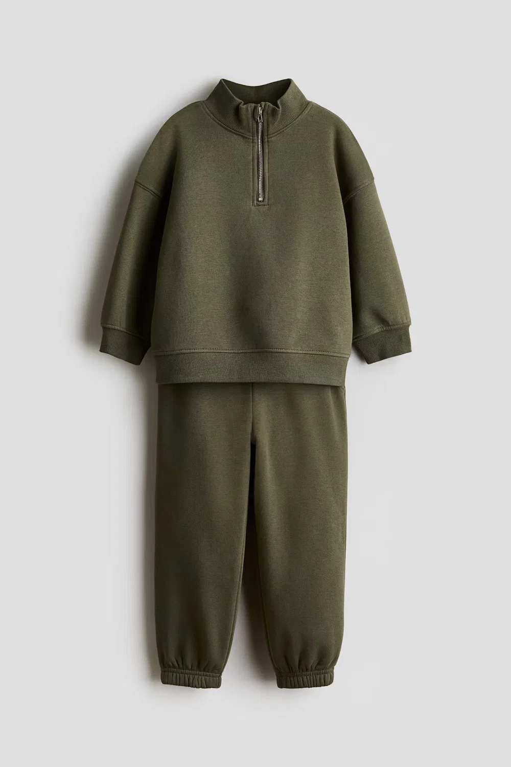 Комплект из двух толстовок H&M, Dunkles Khakigrün