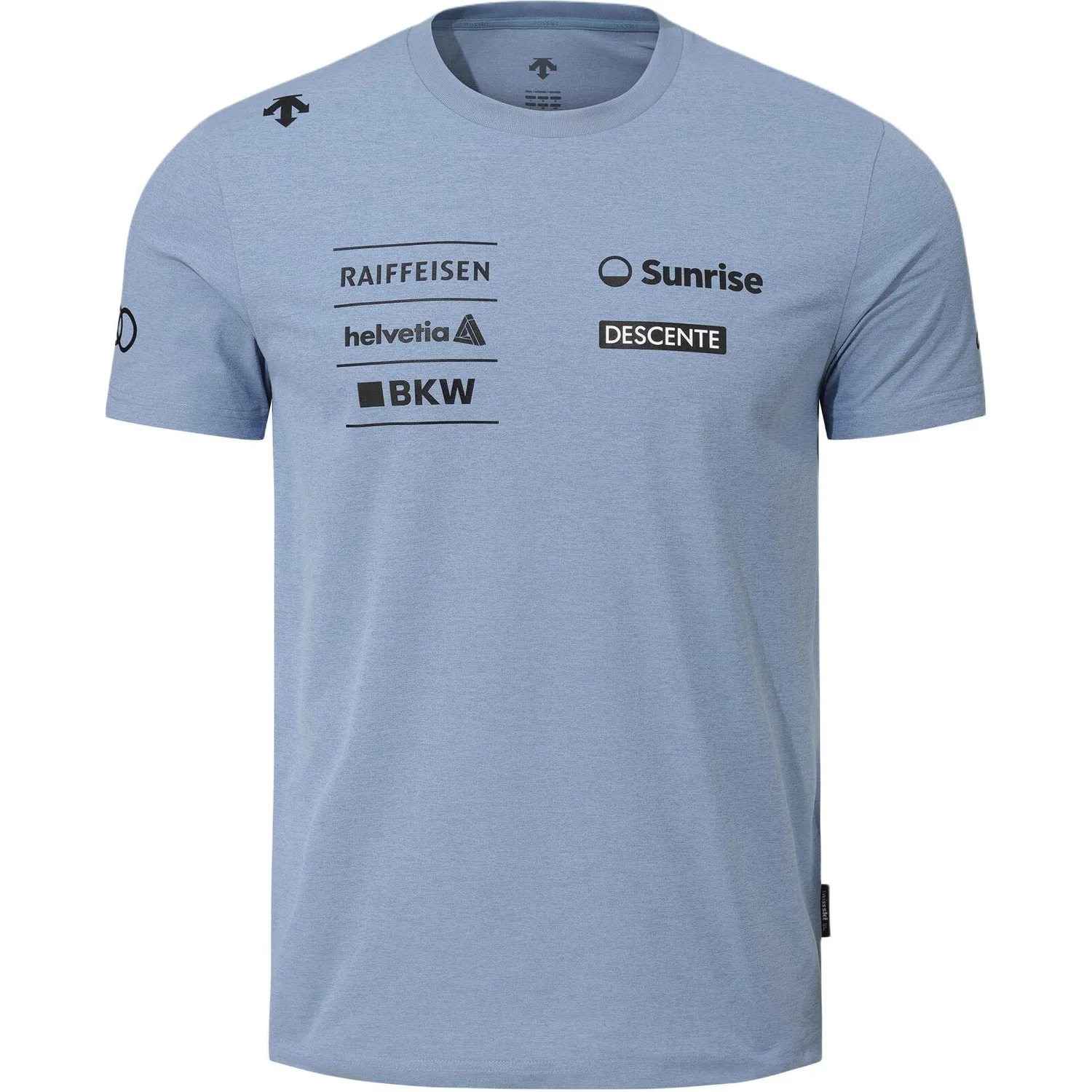 Детская футболка быстросохнущая Quick Dry Moderate DESCENTE, White — фото 3
