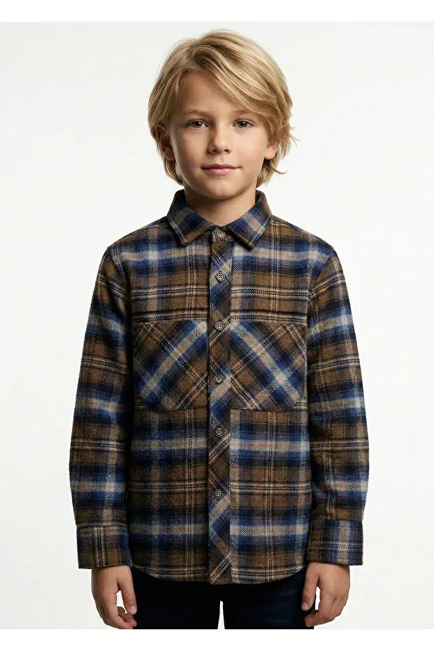 Детская рубашка для мальчиков с длинным рукавом Young Doctor Junior, Blue