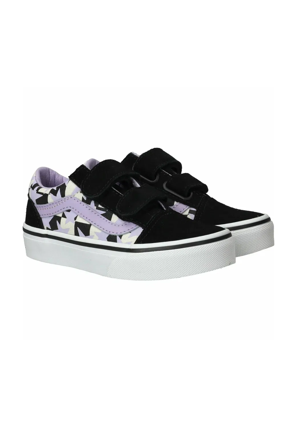 Vn000Cyagrg1 old skool v starry check soft purple - кроссовки Vans, Grg Grey Green — фото 2