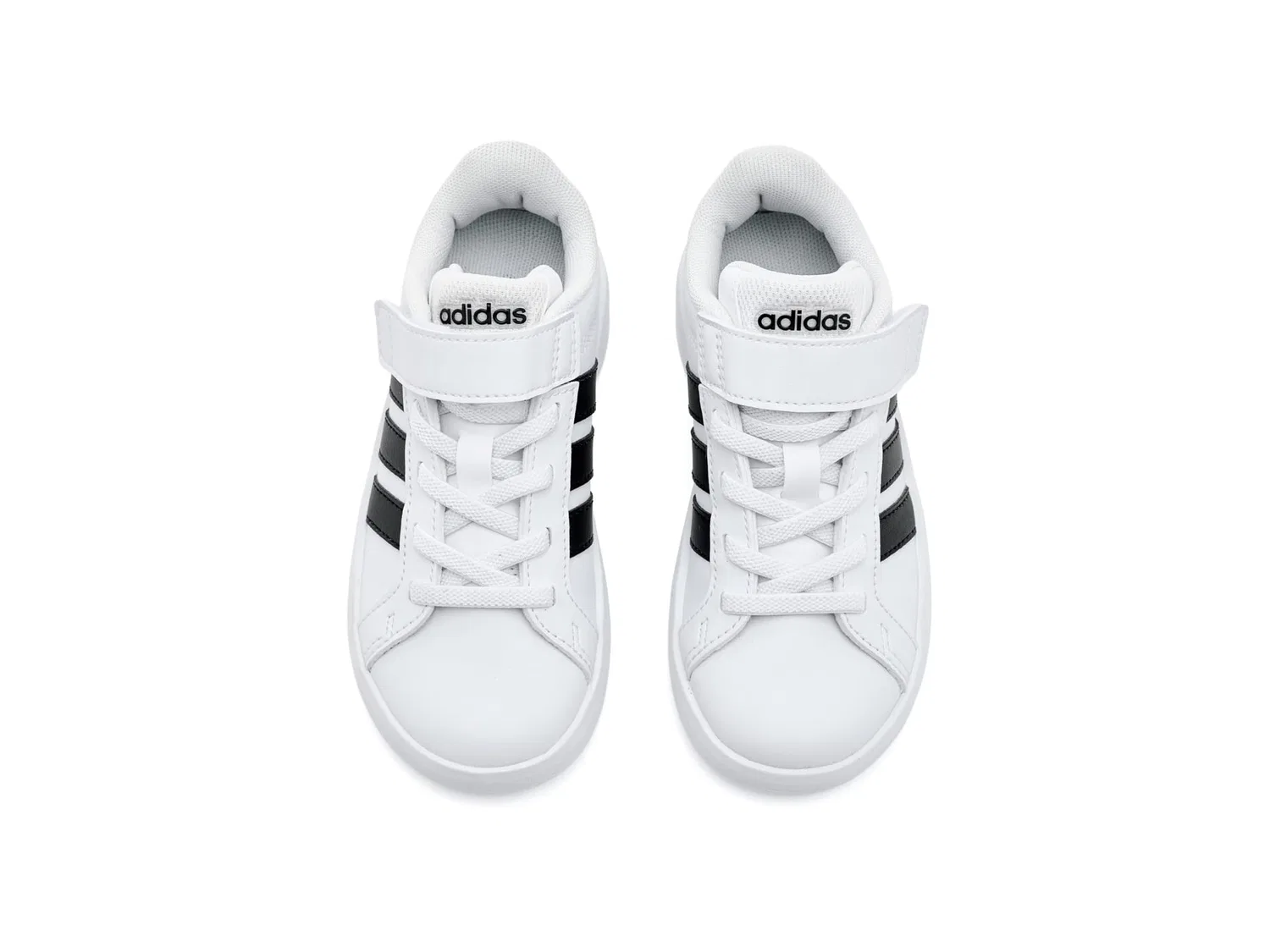Детские кроссовки Grand Court 3.0 Adidas Kids, White/Black/White — фото 3