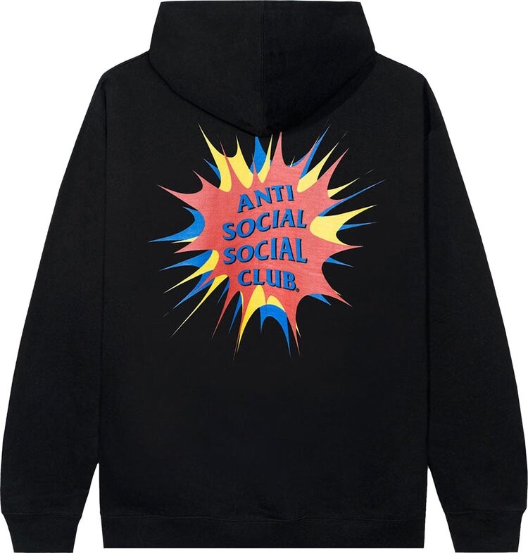 Худи Anti Social Social Club Stunned Hoodie 'Black', черный — фото 3
