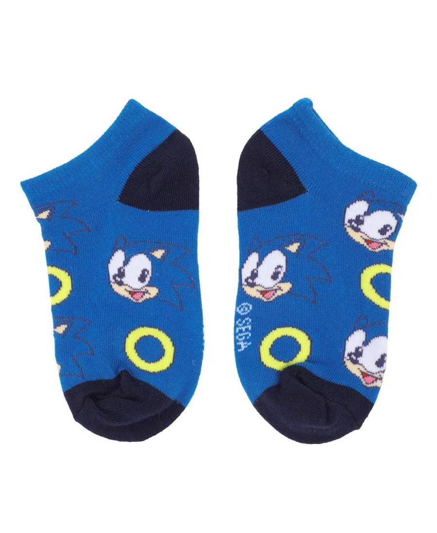 Носки детские Sonic The Hedgehog, 6 пар, с принтом, Characters 6-Pack Sonic The Hedgehog, Seg Kids Characters — фото 4