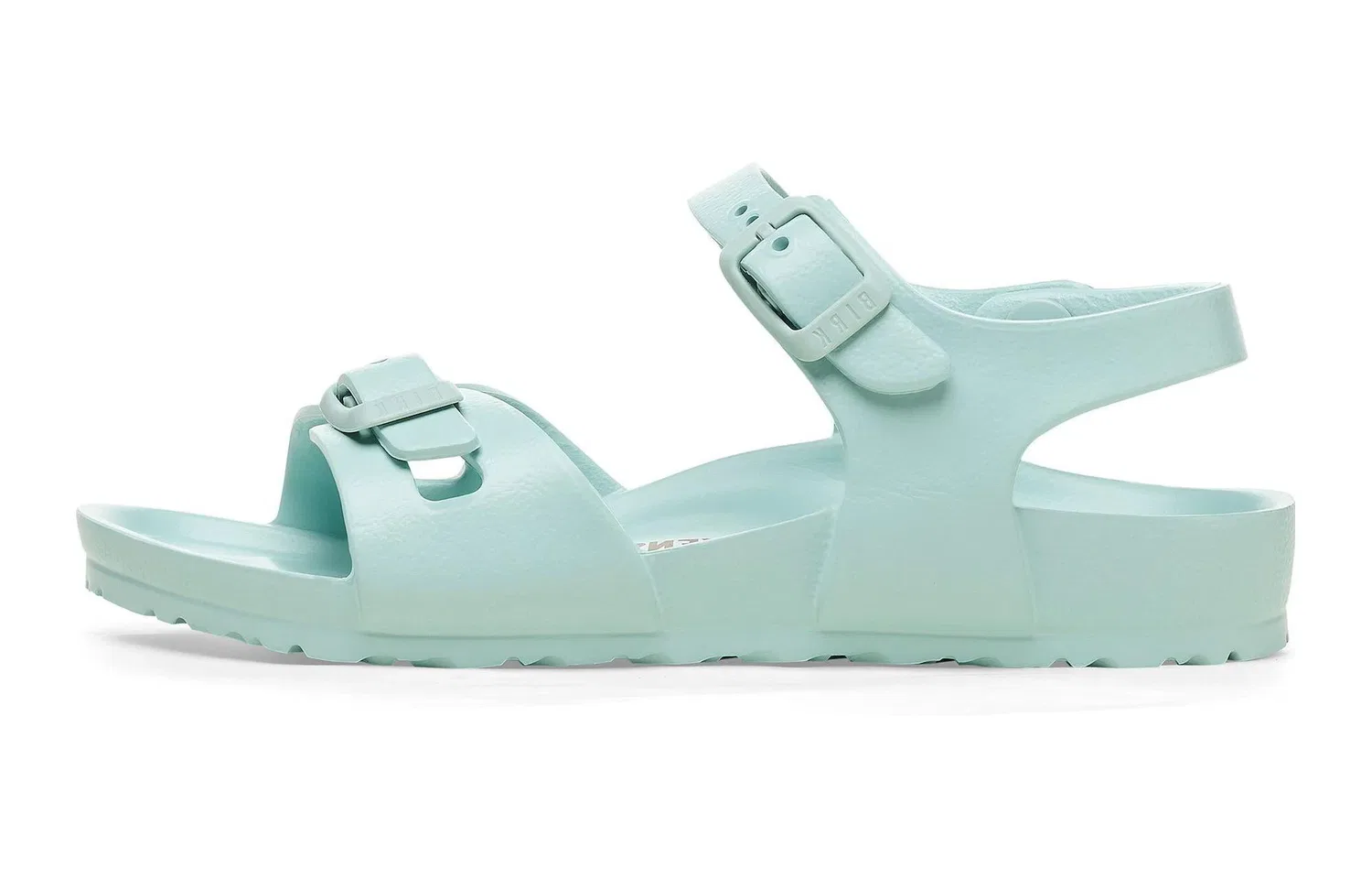 Детские сандалии с открытым носком Rio Essentials Surf Green Birkenstock, зеленый — фото 2