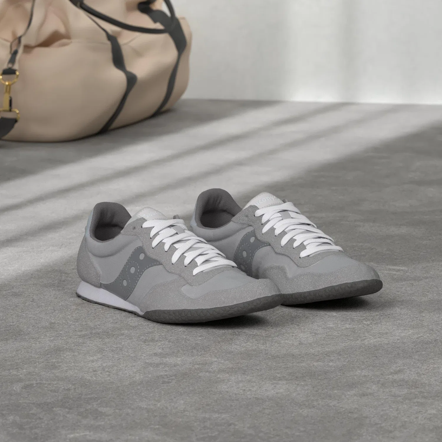 Детские кроссовки для мальчиков с принтом Jazz Double Hl Saucony, Grey — фото 2