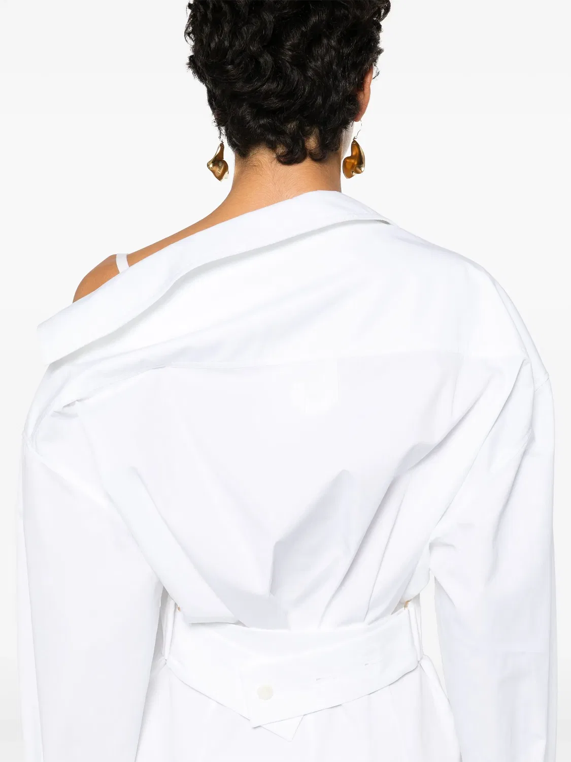 Мини-платье La Mini Robe Jacquemus, белый — фото 2