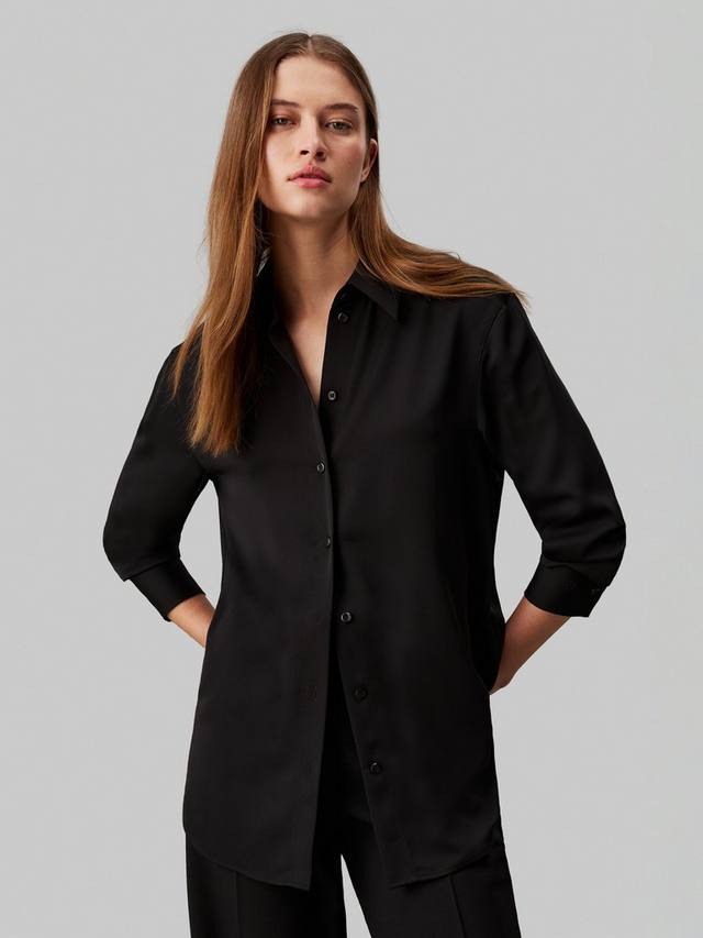 

Рубашка с длинным рукавом Calvin Klein, цвет Ck Black