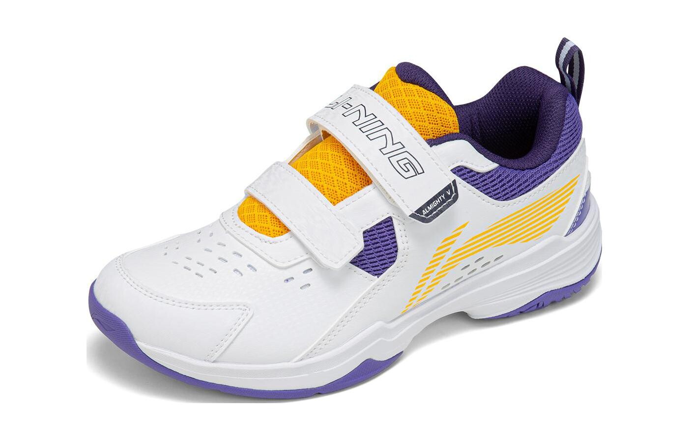 Кроссовки Ace Kids Training Kids Low-top Белый/Фиолетовый Lining — фото 3