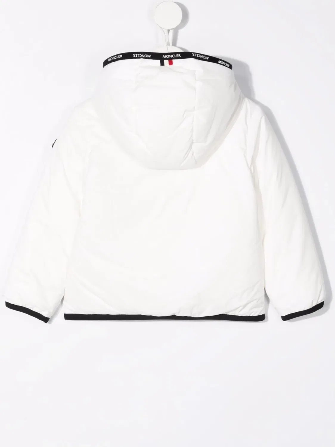 Куртка с капюшоном из стеганого материала Moncler, белый — фото 2
