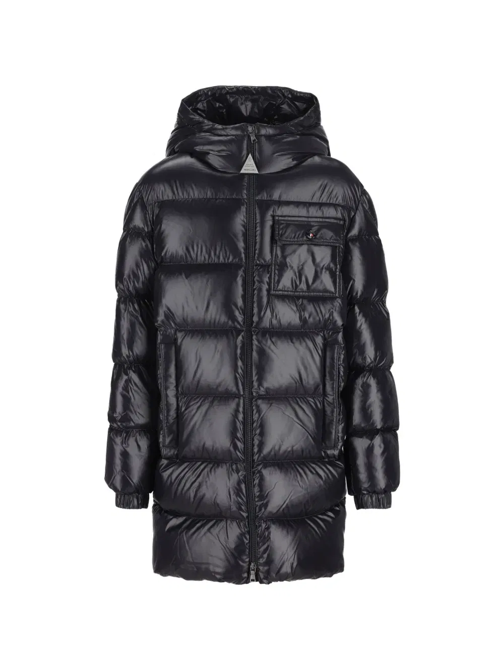 Стеганое пальто Marapi с капюшоном Moncler Enfant, синий